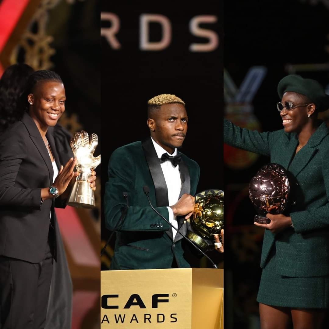2023 CAF Awards: Osimhen, Oshoala's shine herald new dawn for Nigerian football- Stakeholders