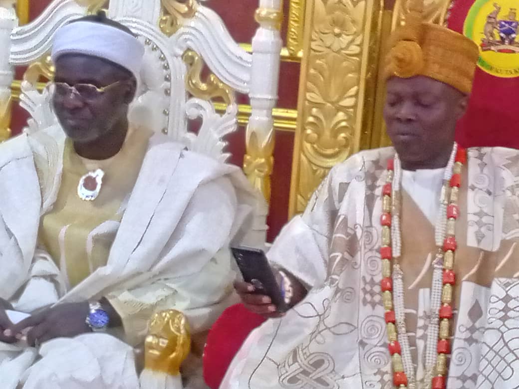Royal Grandeur: Buratai in Attendance as Olowu Installs Erelu Abisola Bamidele as Traditional Chief