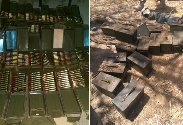Troops arrest three soldiers for allegedly stealing 374 ammunition rounds