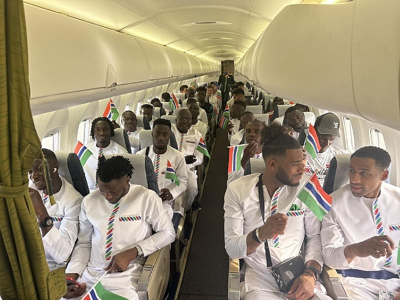 AFCON 2023: Gambia's National Team Loses Consciousness on Flight due to Oxygen Supply Failure