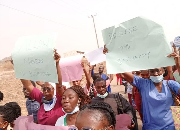 Abuja Nurses Protest New Certification Guidelines, Demand Improved Welfare