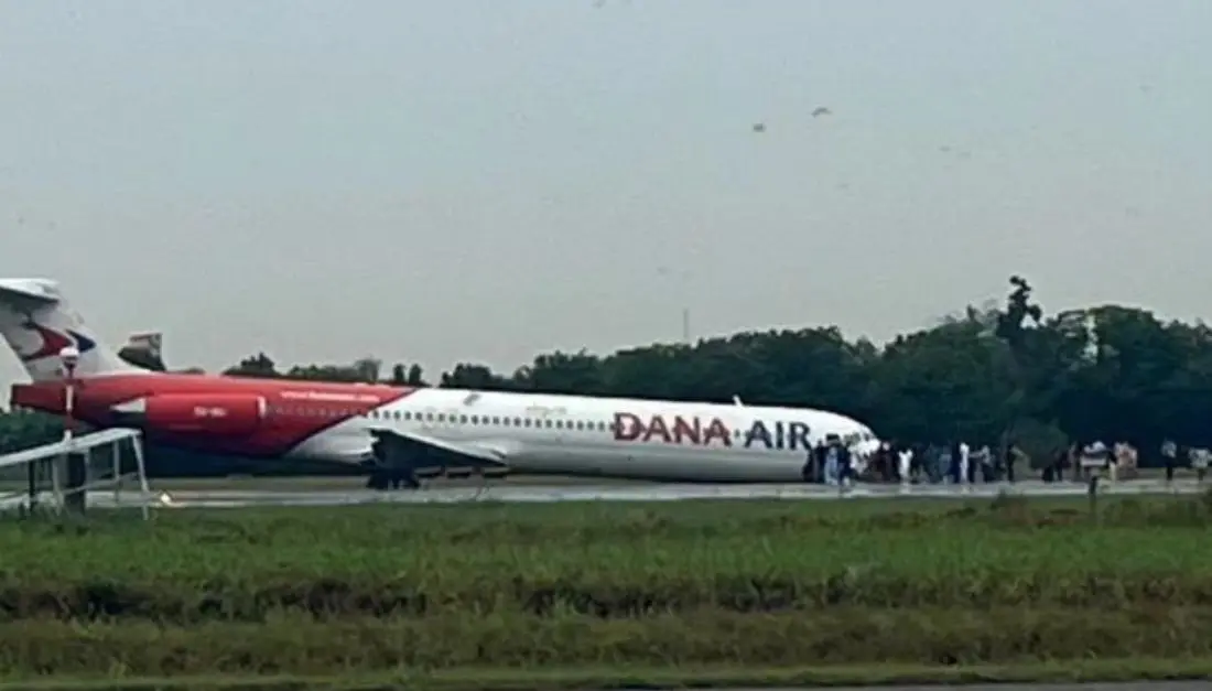Close Call in Lagos: Dana Air Plane Makes Emergency Landing at MMIA