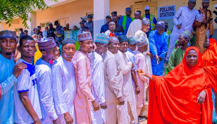 LG Poll: Gombe Governor Casts Ballot at His Polling Unit in Jekadafari Ward