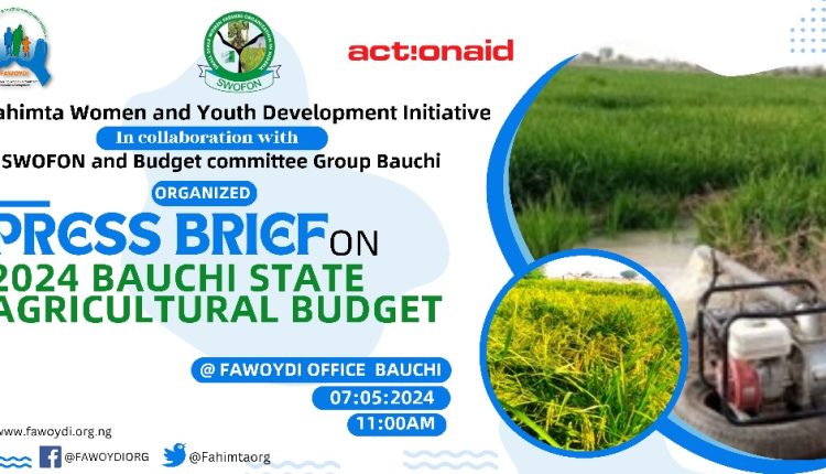Food Crisis: Consortium urges Bauchi govt to target right beneficiaries for farm inputs, funds