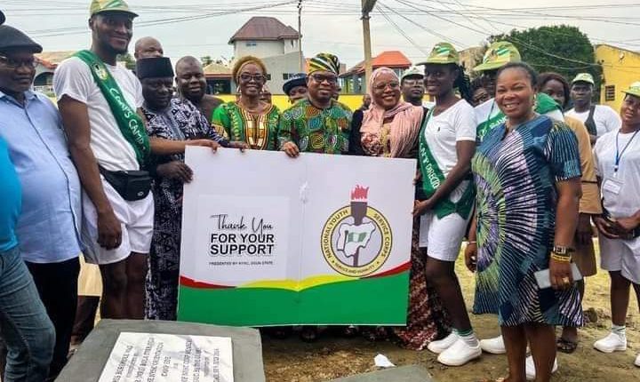 Encomium as NIWA MD/CEO, Bola Oyebamiji, wife donate industrial borehole, give other supports to NYSC Camp, Ede