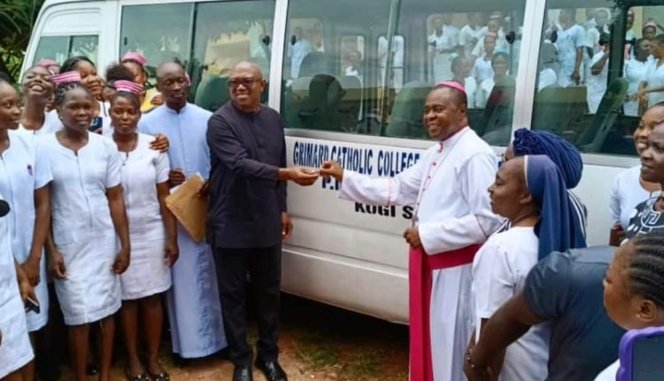 Peter Obi Donates Bus, ₦5 Million to Support Nursing College in Kogi