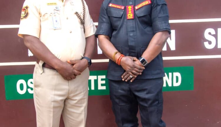Osun Amotekun seeks security synergy during courtesy visit to Nigerian Immigration service, Osun Command